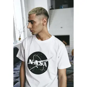 T-shirt Mister Tee bla-and-white inignia image-1