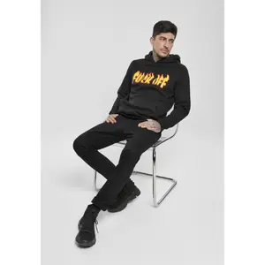 Hoodie Mister Tee fuck flames image-6