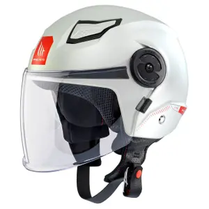 Jet motorcycle helmet MT Helmets Lite Solid A0 Gloss image-0