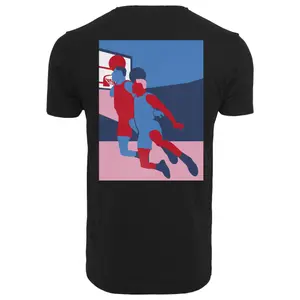 T-shirt Mister Tee colored basketball player image-1
