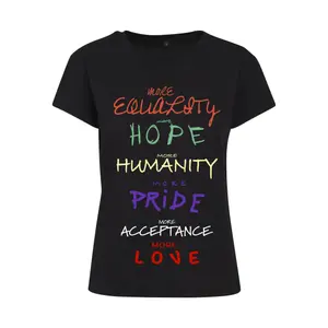 Dames-T-shirt Mister Tee femme more equality image-0