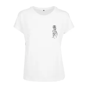 Dames-T-shirt Mister Tee femme one line hand box image-0