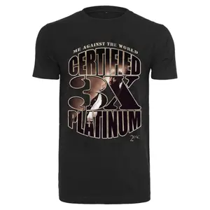 T-shirt Mister Tee tupac me against the world platinium image-0