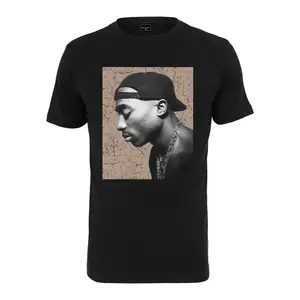 Camiseta Mister Tee tupac cracked backround image-0