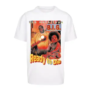 T-shirt Mister Tee biggie ready to die oversize image-0