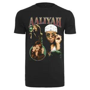 Camiseta mujer Mister Tee aaliyah retro image-0
