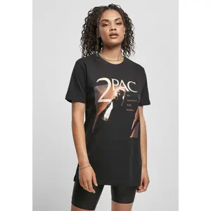 Women's T-shirt Mister Tee tupac me against the world cover (Grandes tailles) image-0