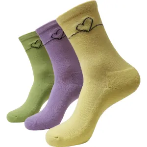 3er-Set Socken Mister Tee heart oneline image-0
