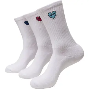 Set of 3 socks Mister Tee heart embroidery image-1