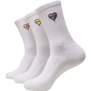 Set of 3 socks Mister Tee heart embroidery image-0