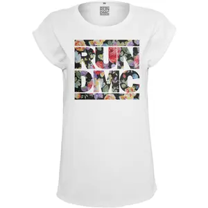 Women's T-shirt Mister Tee run dmc floral image-0