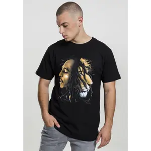 T-shirt Mister Tee bob marley lion face image-1