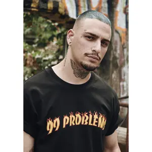 T-shirt Mister Tee 99 problem flames image-1