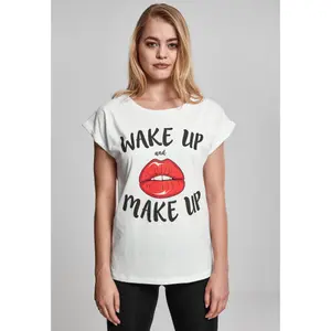 Dames-T-shirt Mister Tee wake up image-1