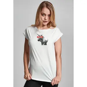 Frauen-T-Shirt Mister Tee fake unicorn image-0