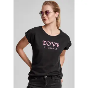 Dames-T-shirt Mister Tee love yourself image-3