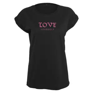 Dames-T-shirt Mister Tee love yourself image-0