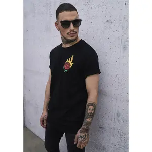 T-shirt Mister Tee burning image-3