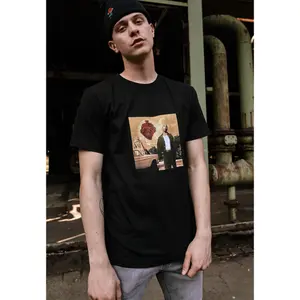 T-shirt Mister Tee tupac acred heart image-3
