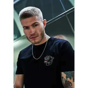 T-shirt Mister Tee basic Embroidered panther GT image-0