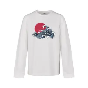 Sweatshirt child Mister Tee kids japan waves image-0