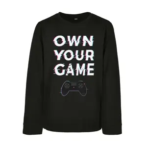 Long sleeve sweatshirt for kids Mister Tee own your game image-0