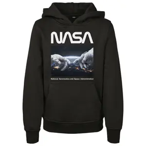 Child hoodie Mister Tee nasa astronaut hands image-0