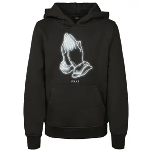 Child hoodie Mister Tee pray glow image-0