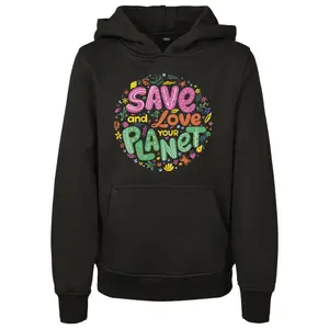 Kinder-Kapuzenpulli Mister Tee save and love