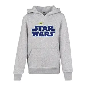 Sweatshirt child Urban Classics star wars blue logo image-0