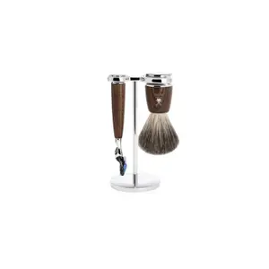 Kit de rasage de sécurité frêne Mühle Rytmo Fusion Pur (x3) image-0