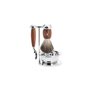 Kit de rasage Mühle Vivo Mach3® Pur Prunier (x4) image-0