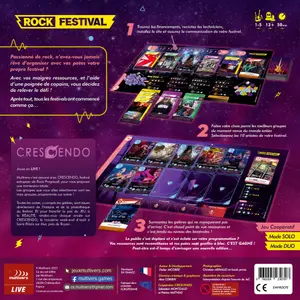 Brætspil Multivers Rock Festival Crescendo image-1