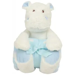 Plush with Blanket Mumbles Hippopotame image-0