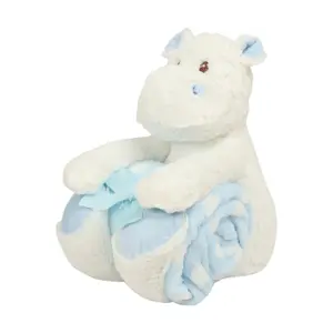 Plush with Blanket Mumbles Hippopotame image-1