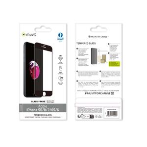 Verré trempé contour Muvit For Change Apple iPhone SE/8/7/6S/6 image-1