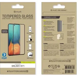Verré trempé incurve Muvit For Change Samsung galaxy A71 image-1