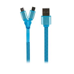 Câble USB/Micro USB double 2A Muvit Life image-1