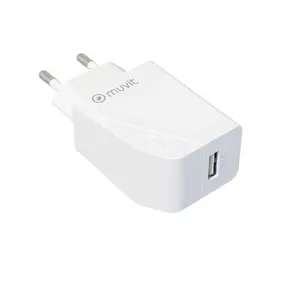 Carregador USB-A de parede 1 Muvit For Change