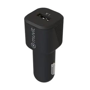 Carregador USB de Isqueiro para Carro Muvit For Change image-0