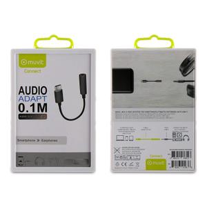 Adaptateur USB-C vers jack 3.5mm femelle Muvit image-1