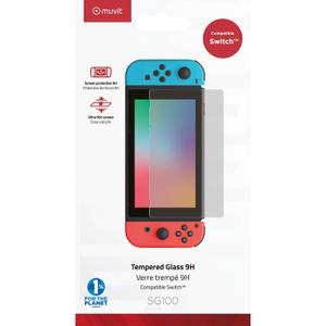 Verre trempé nintendo switch Muvit Gaming Trempe image-1