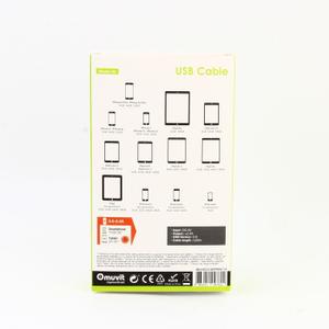 Câble USB droit charge & sync 2.4a lightning Muvit Spring image-2
