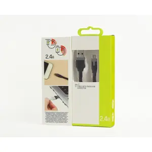 Câble USB plat charge et synchro Muvit USB/micro image-2