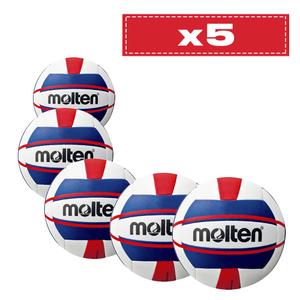 Lot de 5 ballons femme Beach-volley V5B1500