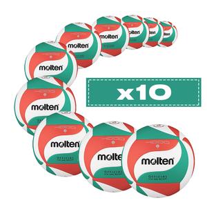 Set aus 10 Wettkampfballons Molten V5M4000