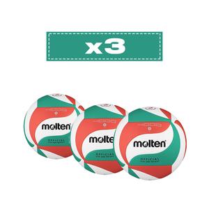 Juego de 3 Balones de competición Molten V5M4000
