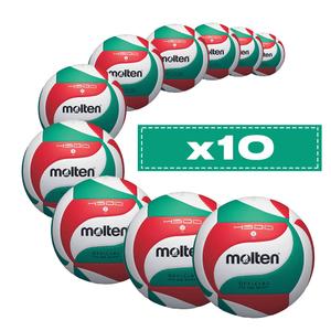 Pack of 10 Competition Balls Molten V5M4500