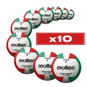 10er Set Ballons Molten volleyball