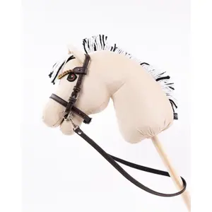 Hobby Horse Bridle with Golden Stones My Hobby Horse image-4